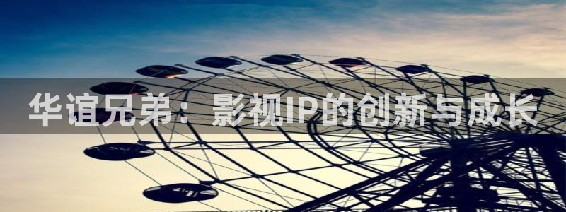 草民影院怎么免费看电影：华谊兄弟：影视IP的创新与成长